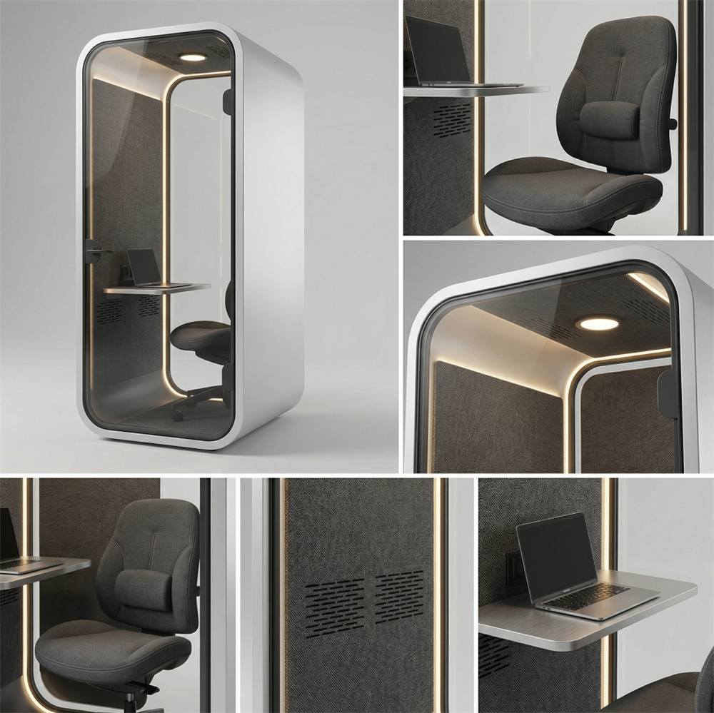 Mobil hangszigetelt Mini Space Capsule Residence