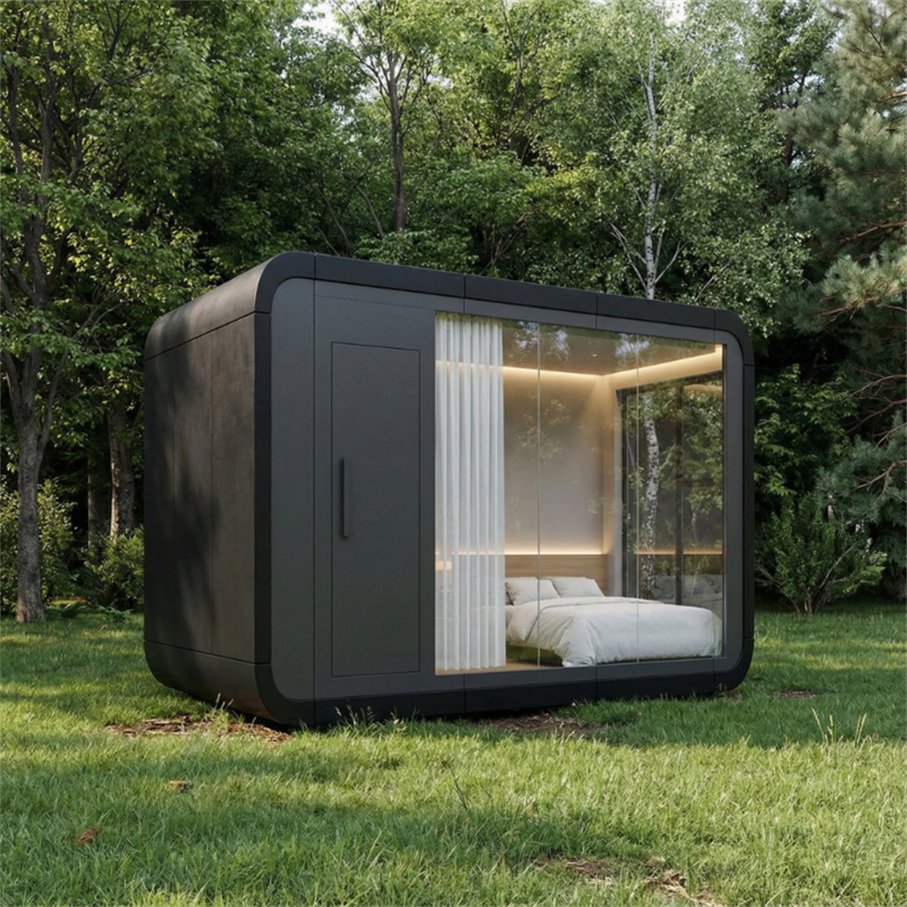 Mobil hangszigetelt Mini Space Capsule Residence