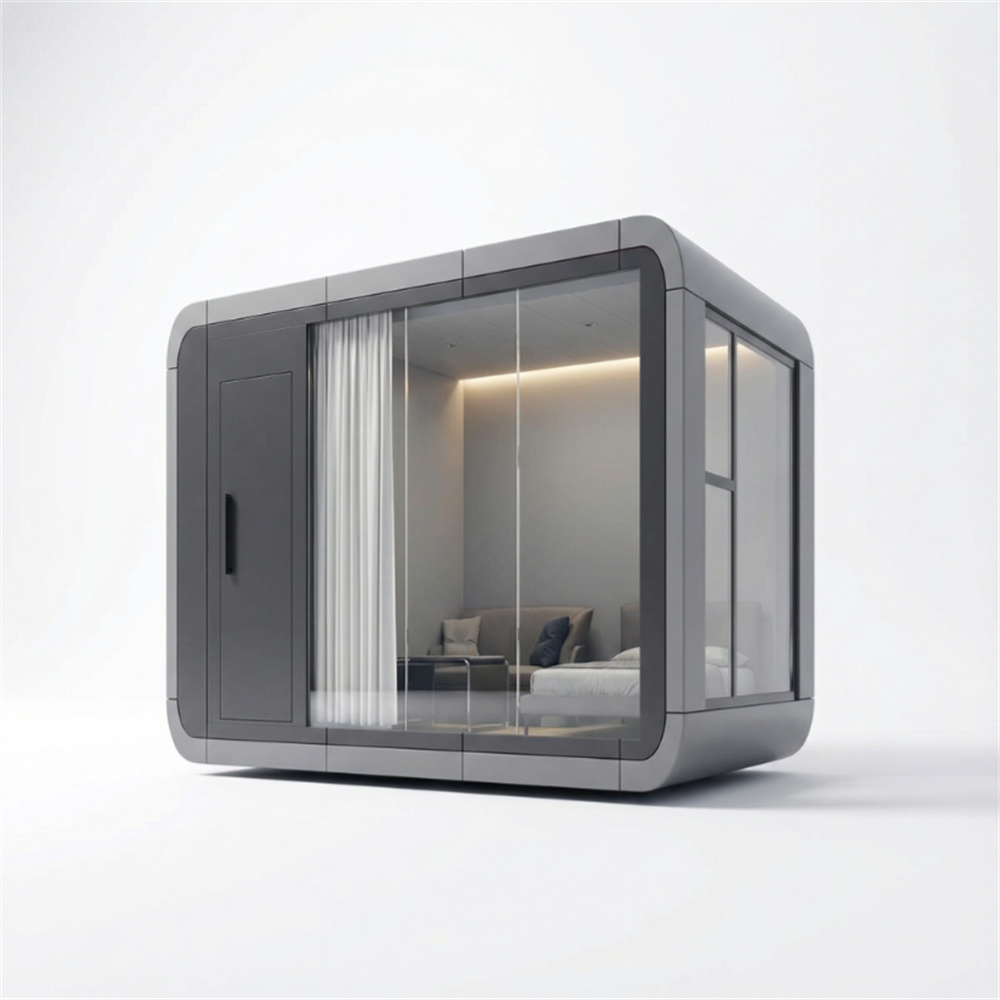 Mobil hangszigetelt Mini Space Capsule Residence